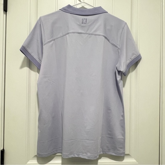 NWT FootJoy Women’s Lavender End On End Open Collar Polo Size L - Picture 8 of 8